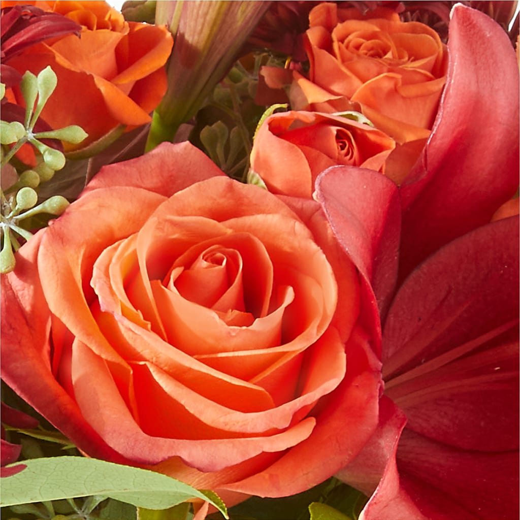 Crimson Leaves Bouquet – GERLACHS GARDEN & FLORAL, Erie PA
