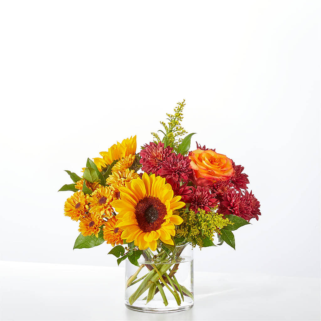 Flannel Scarf Bouquet – GERLACHS GARDEN & FLORAL, Erie PA