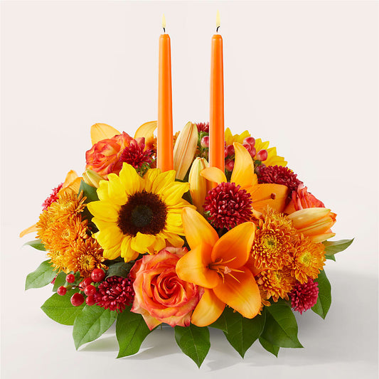 Grateful Centerpiece – GERLACHS GARDEN & FLORAL, Erie PA