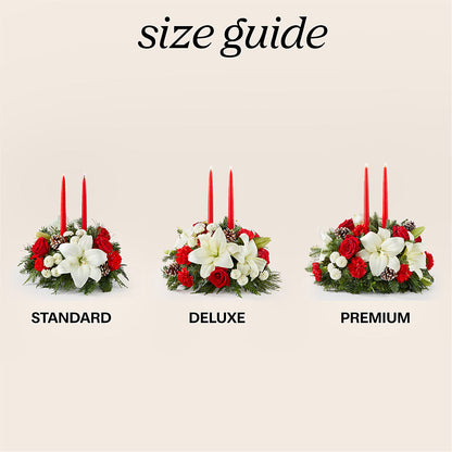 Seasonal Festivities Centerpiece – GERLACHS GARDEN & FLORAL, Erie PA