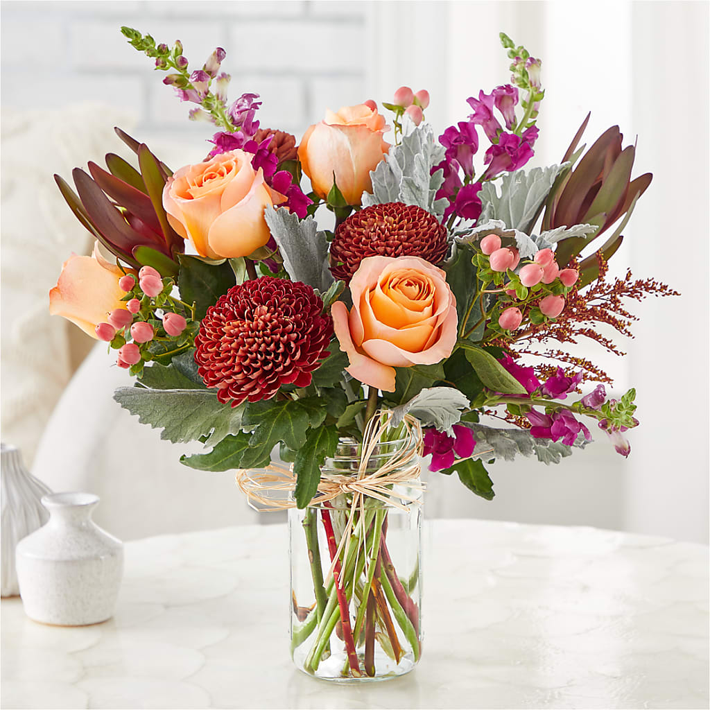 Moody Hues Bouquet – GERLACHS GARDEN & FLORAL, Erie PA