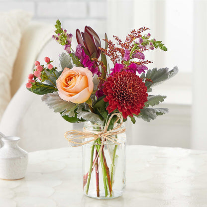 Moody Hues Bouquet – GERLACHS GARDEN & FLORAL, Erie PA