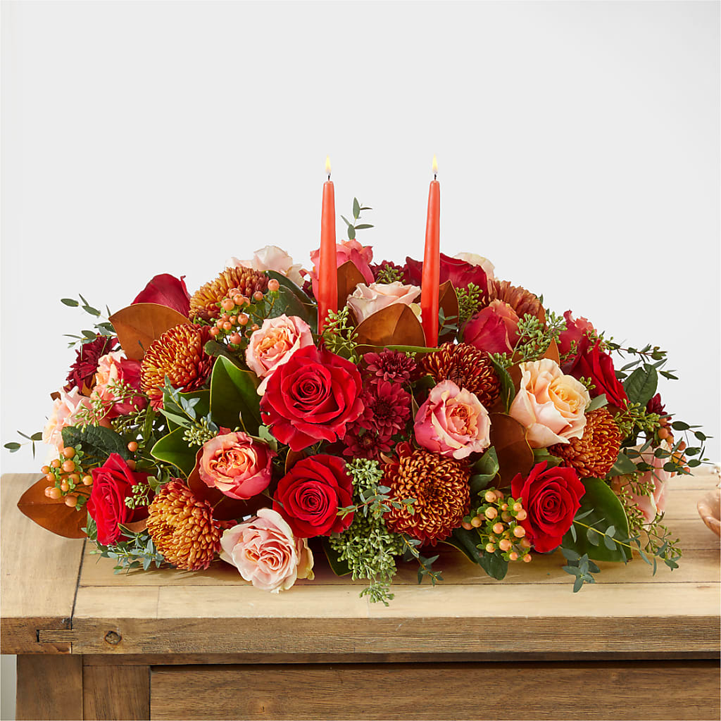 Gather Near Centerpiece – GERLACHS GARDEN & FLORAL, Erie PA