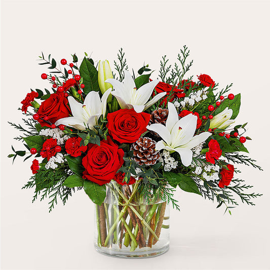 Best in Snow Bouquet – GERLACHS GARDEN & FLORAL, Erie PA