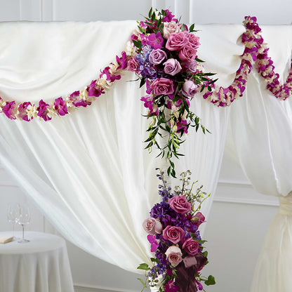 Color & Light Chuppah Decor – GERLACHS GARDEN & FLORAL, Erie PA